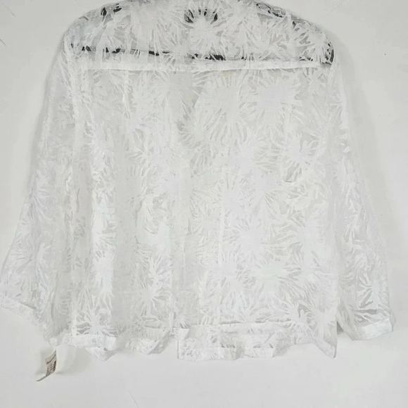 Jones Studio Mesh Lace Jacket 1X NWT - Picture 5 of 5